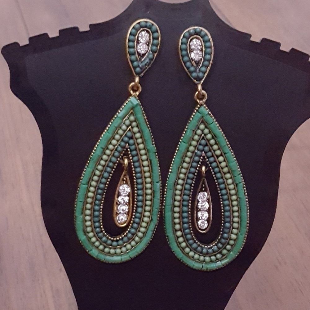 Urban Boutique -‎ Beaded & Rhinestone Earri…